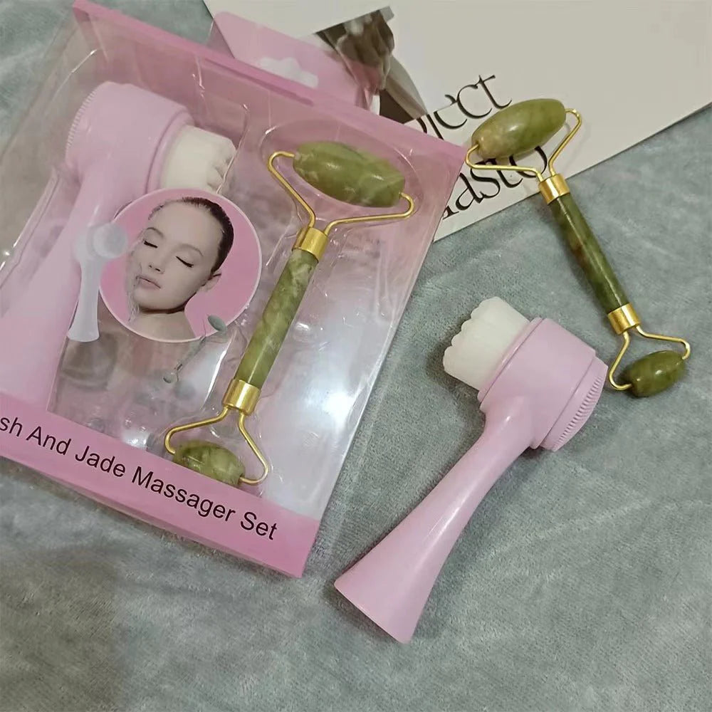 Facial Brush Handband Set