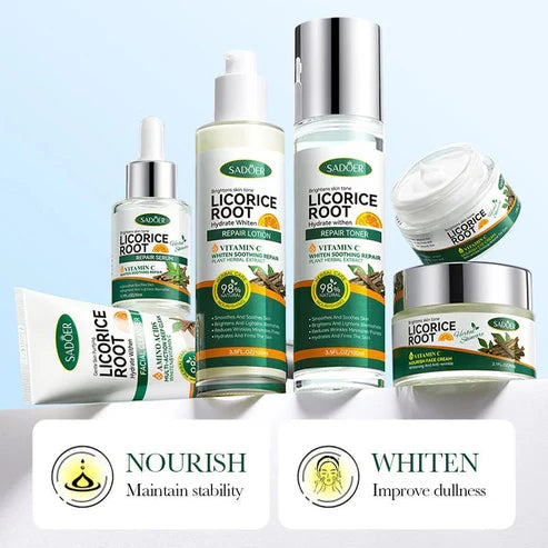 Sadoer - Licorice Root Whitening Skin Care Set