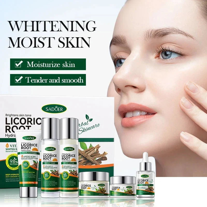 Sadoer - Licorice Root Whitening Skin Care Set